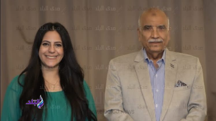 اللواء نصر سالم وميرنا رزق