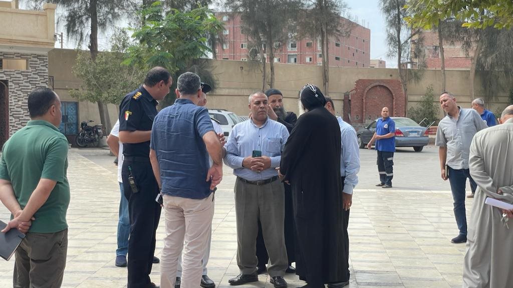 من داخل كنيسة مار جرجس بمركز ابشواى 