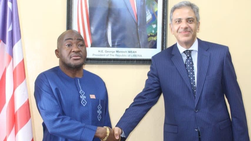 السفير المصرى فى ليبيريا يلتقي مع وزير الخارجية الليبيرى 