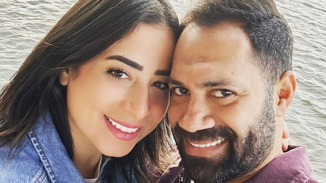 حسني عبد ربه وزوجته