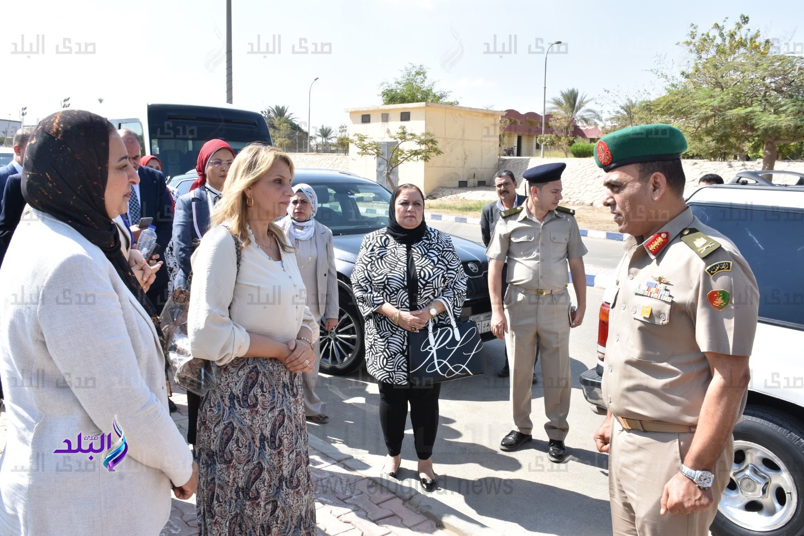 وفد رفيع المستوى من جامعة عين شمس في زيارة لجمعية المحاربين القدامى وضحايا الحرب5