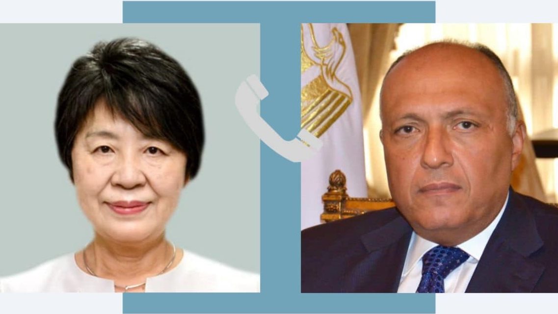 وزير الخارجية ونظيرته اليابانية