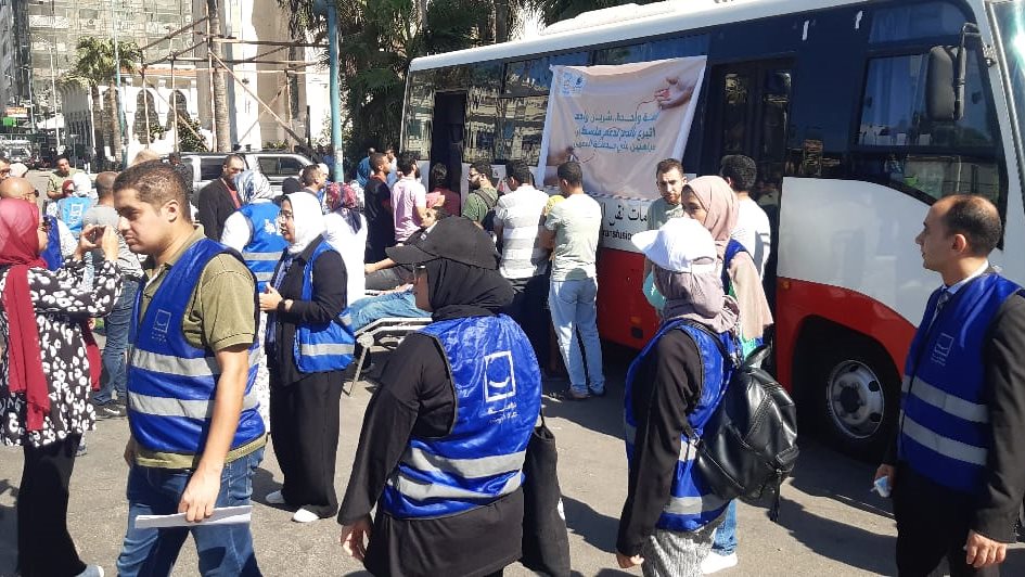 حملة للتبرع بالدم بالاسكندرية 