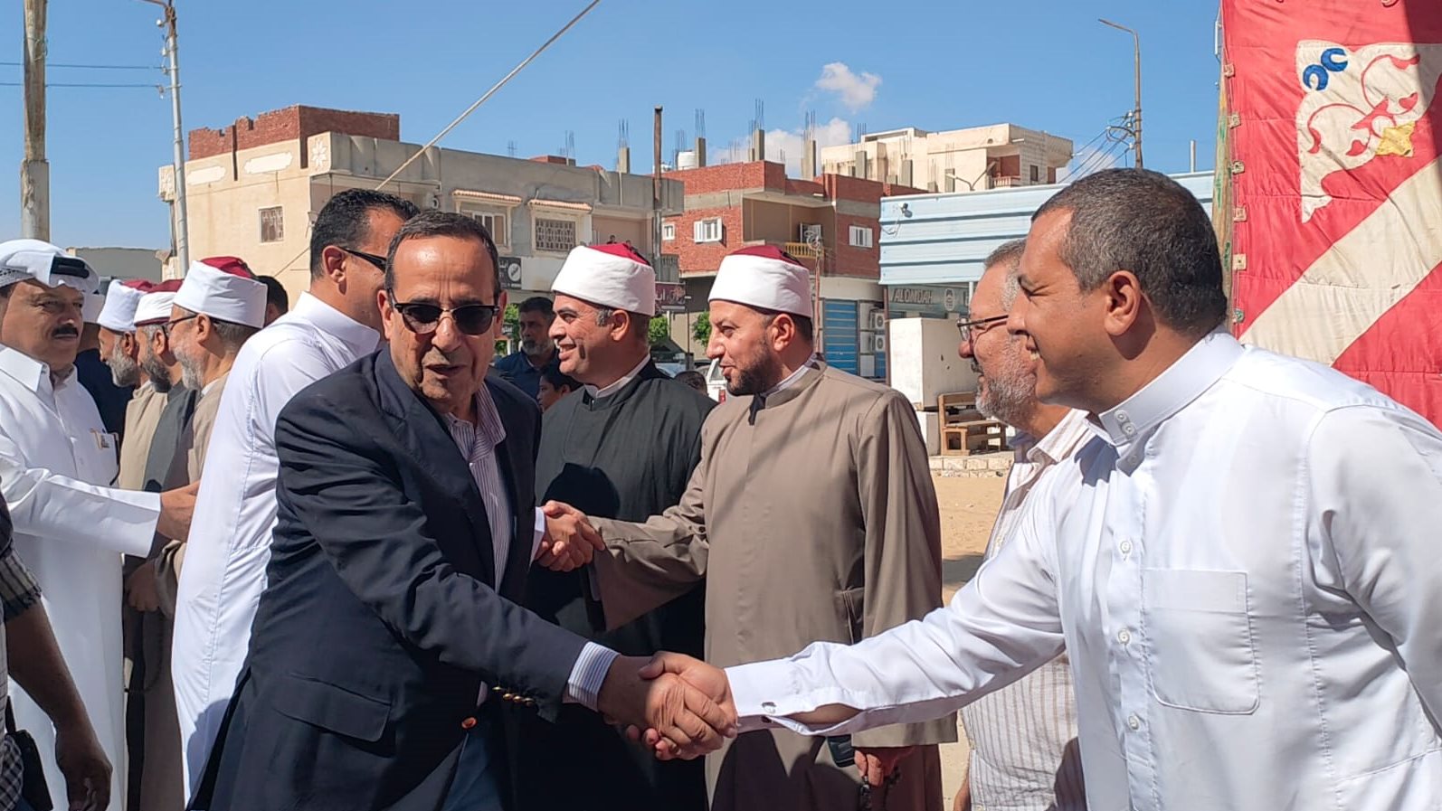 افتتاح مسجد الصفا بمدينة بئر العبد