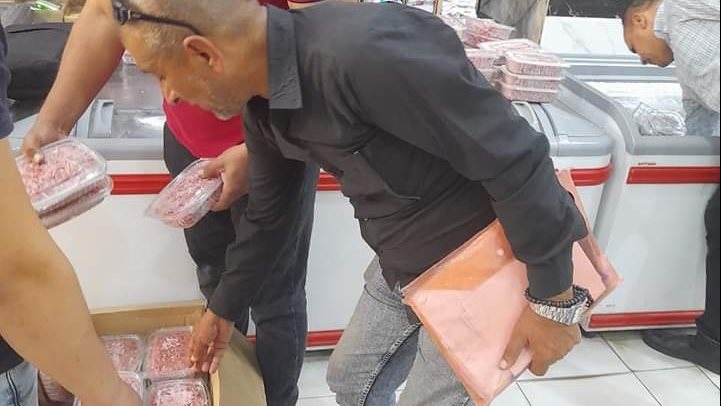 حملة تموينية علي الاسواق  والمحلات بالعريش