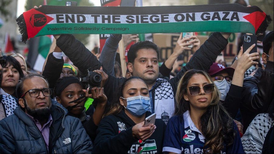 مظاهرات حاشدة في أستراليا دعما للفلسطينيين