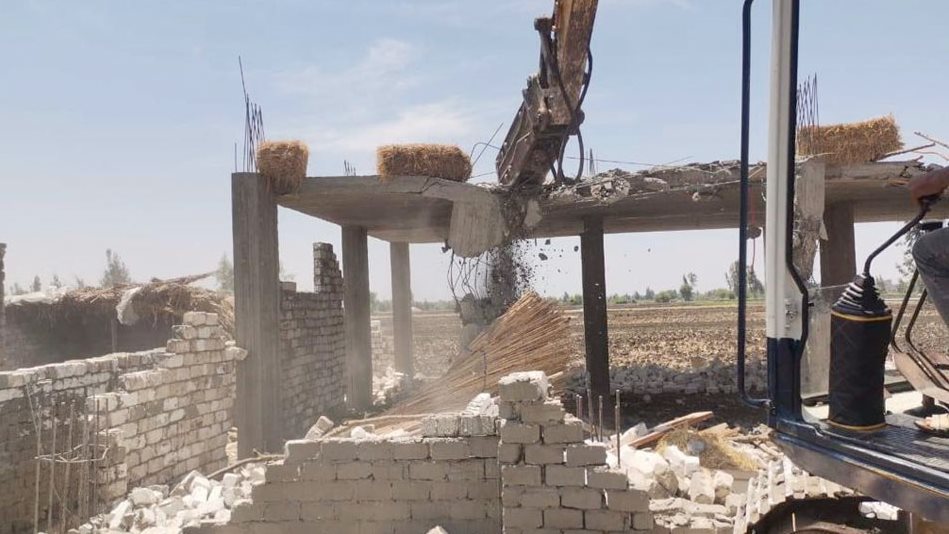 حالة تعد ومخالفة بناء