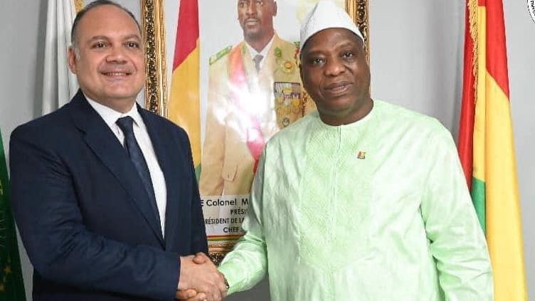 وزير الخارجية الغيني يستقبل السفير المصري 