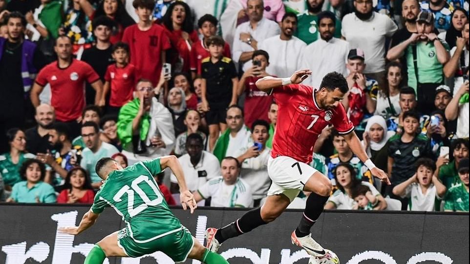 مباراة منتخب مصر والجزائر 