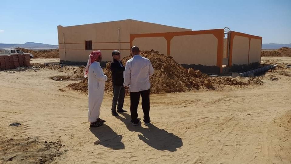 تفقد التجمعات التنموية بوسط سيناء 