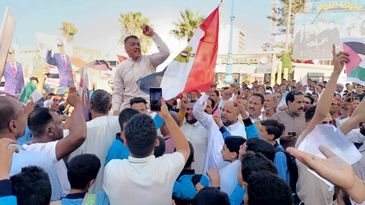 طلاب الجامعات المصرية تنتفض لدعم القضية الفلسطينية 