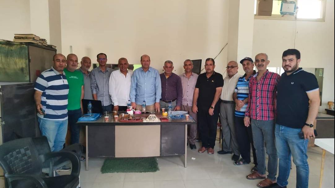 أعضاء مجلس إدارة نادي النصر الرياضي بالعريش 