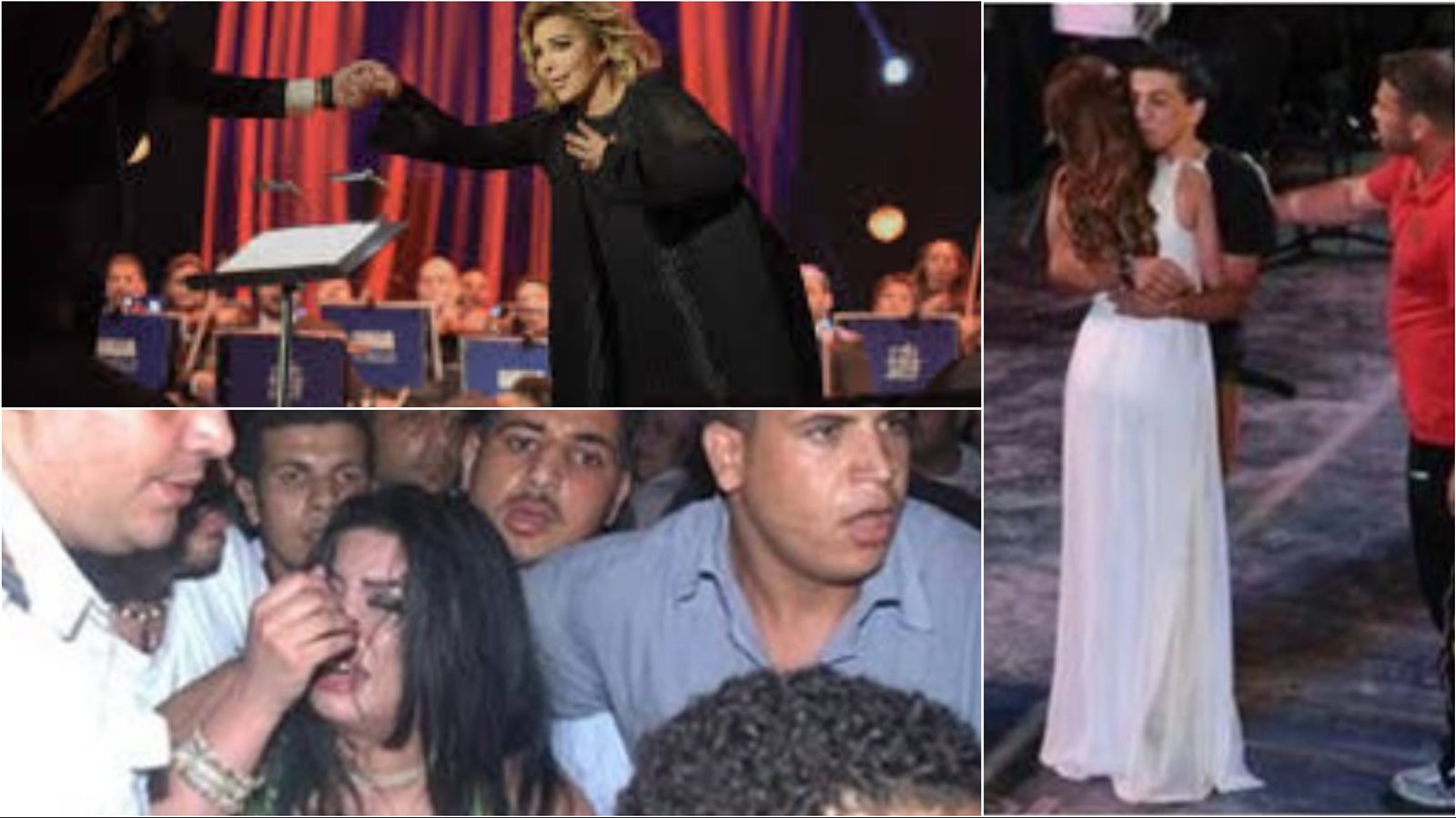 مواقف وطرائف النجوم بالحفلات 