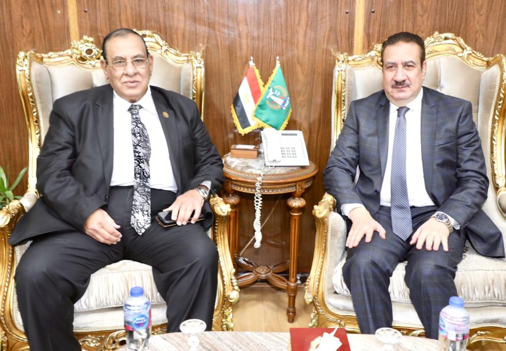 لقاء محافظ المنوفية 