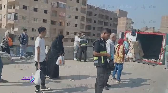 انقلاب سيارة نقل