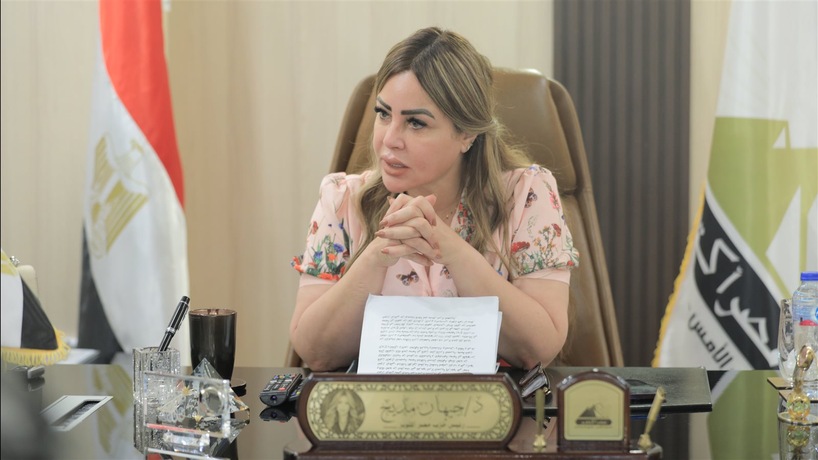 الدكتورة جيهان مديح، رئيس حزب مصر أكتوبر