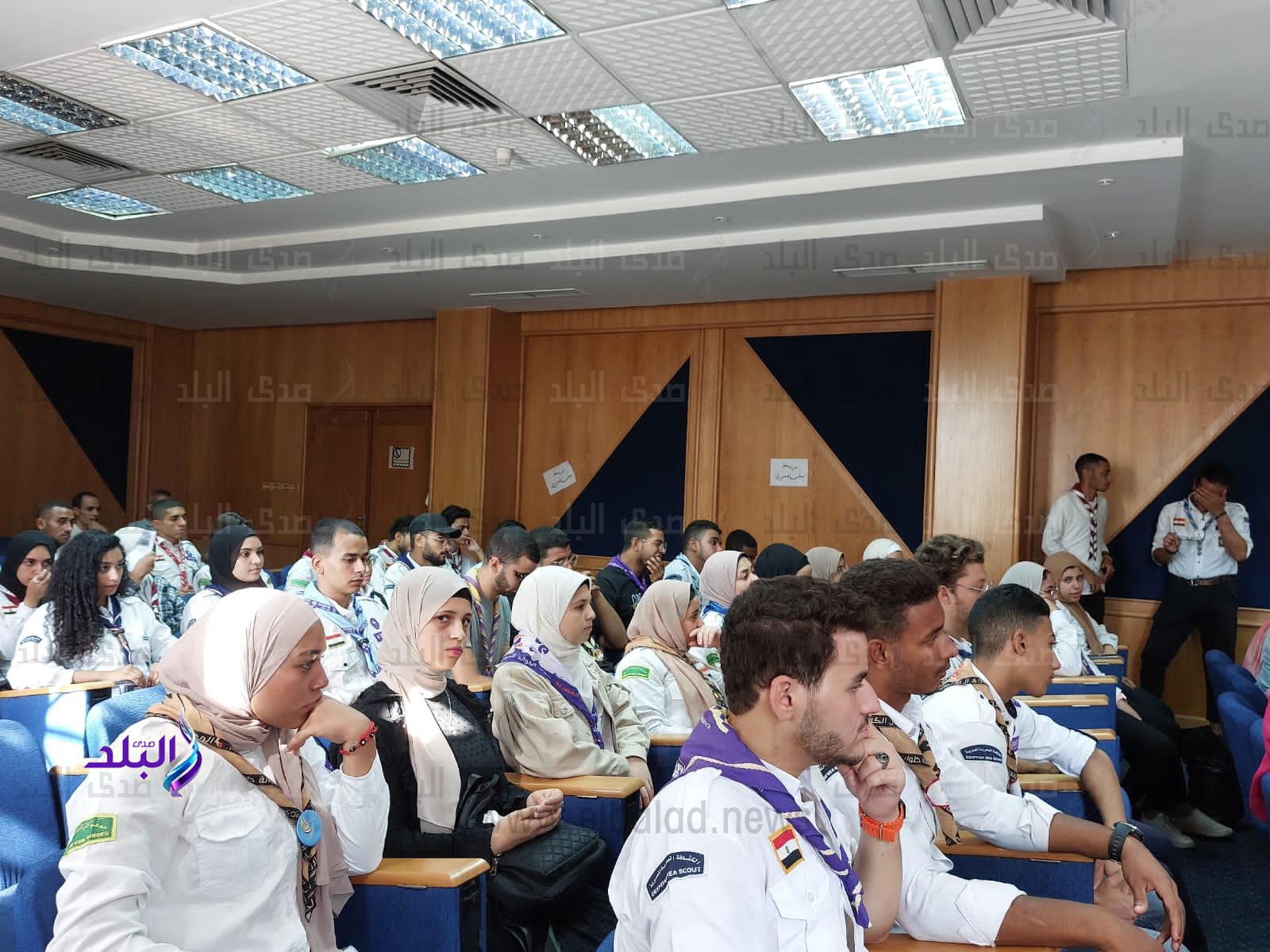 جوالة جامعة حلوان تحتفل باليوبيل الذهبى