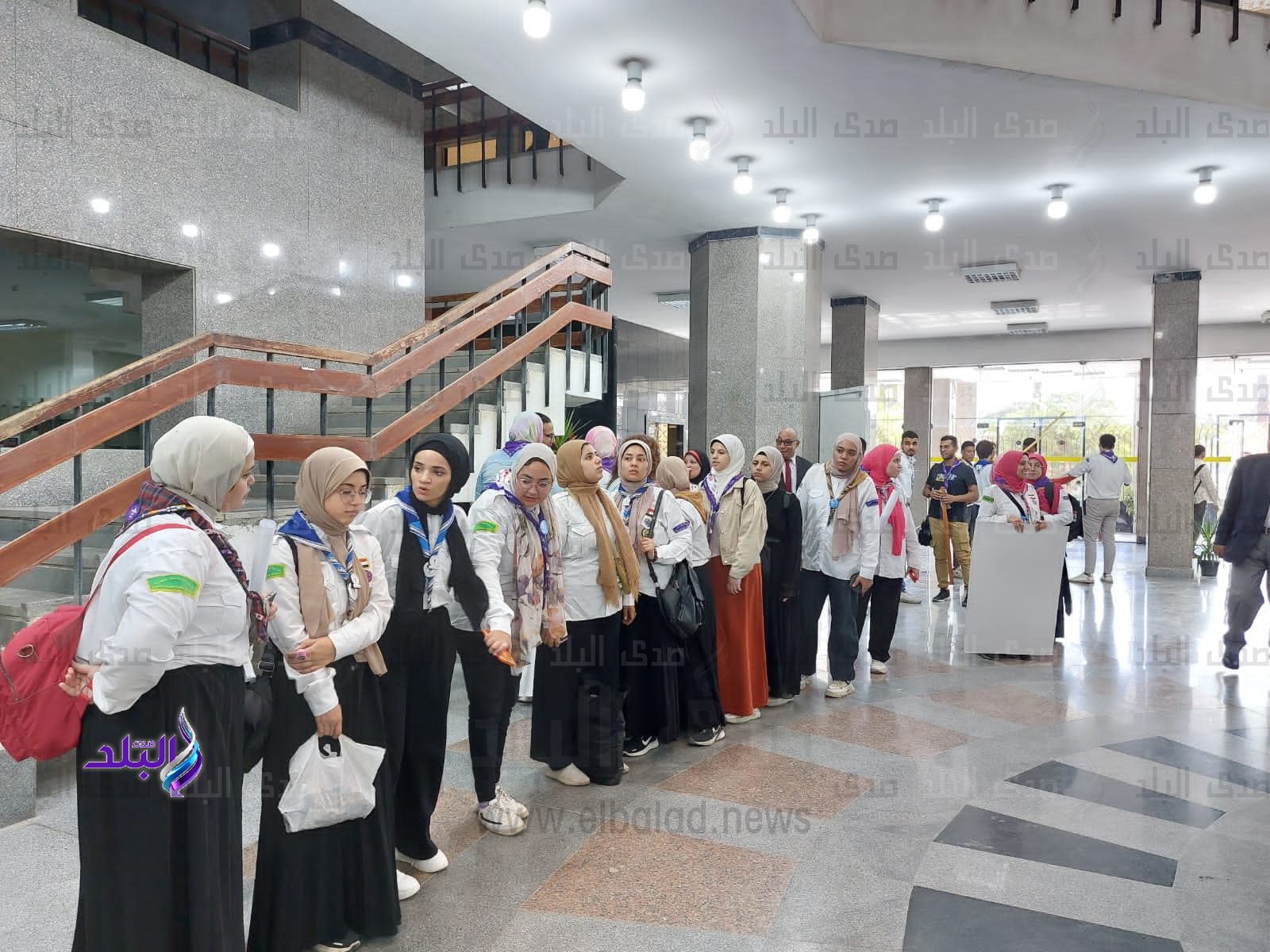 جوالة جامعة حلوان تحتفل باليوبيل الذهبى