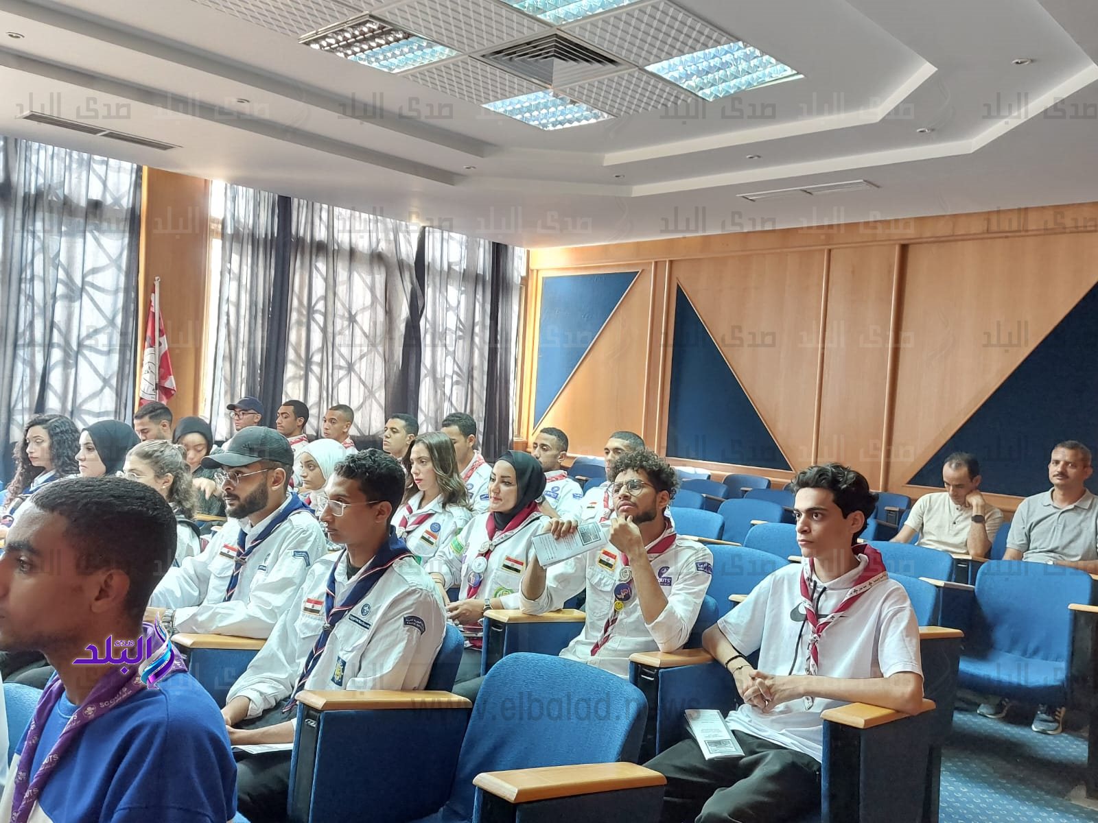 جوالة جامعة حلوان تحتفل باليوبيل الذهبى