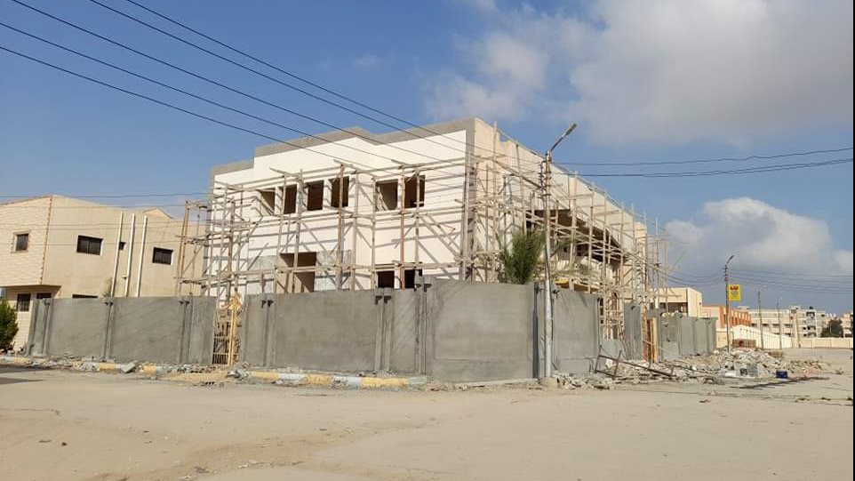 مبنى إدارة التموين بمدينة بئر العبد 