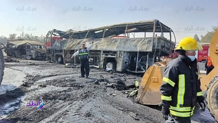 حادث طريق الإسكندرية الصحراوي