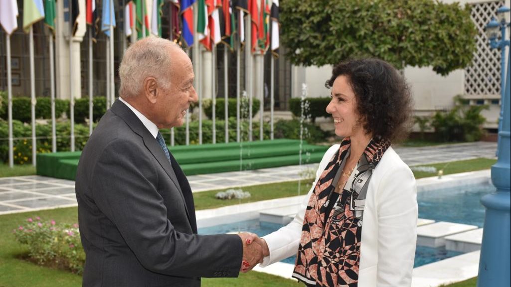 أبو الغيط يستقبل وزيرة خارجية بلجيكا 