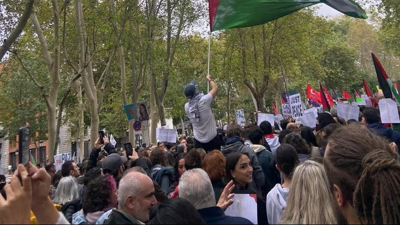 مظاهرات لدعم فلسطين