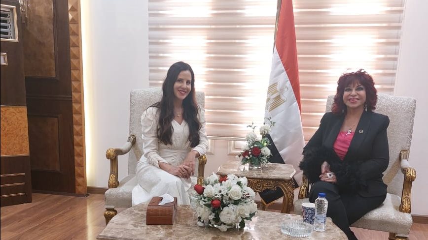 د. هدى يسى وحرم رئيس جمهورية صربيا 