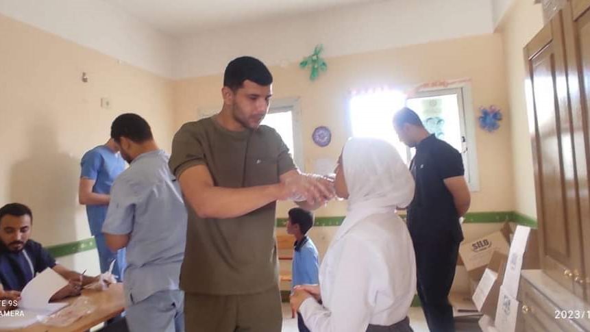 الكشف الطبي مجانا في شمال سيناء 
