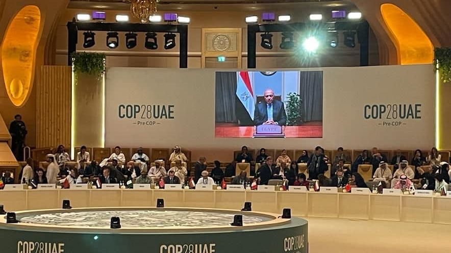 شكري يشارك افتراضياً في افتتاح المؤتمر التحضيري لـ COP28