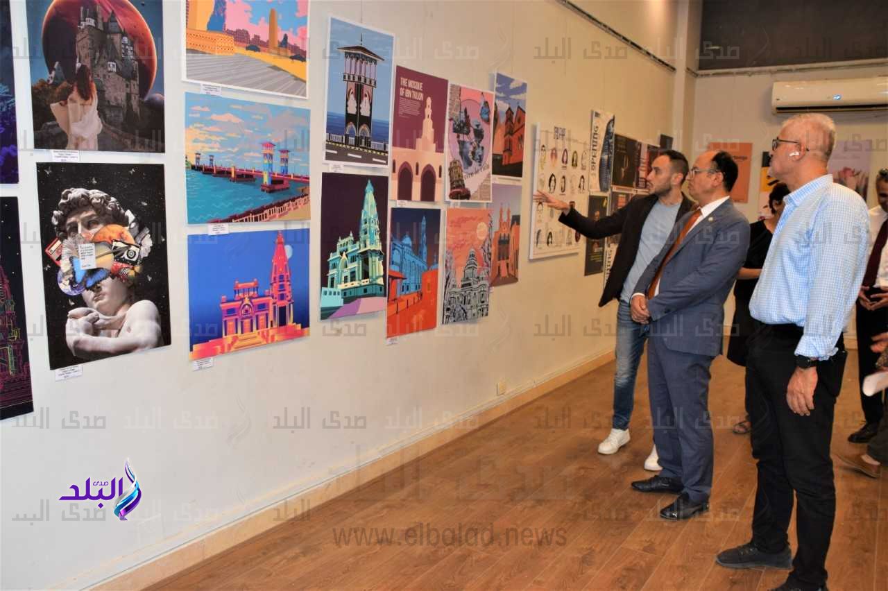 زيارة تفقدية لرئيس جامعة حلوان  إلي كليات الاقتصاد المنزلى والتربية الموسيقية والفنية وفنون جميلة2