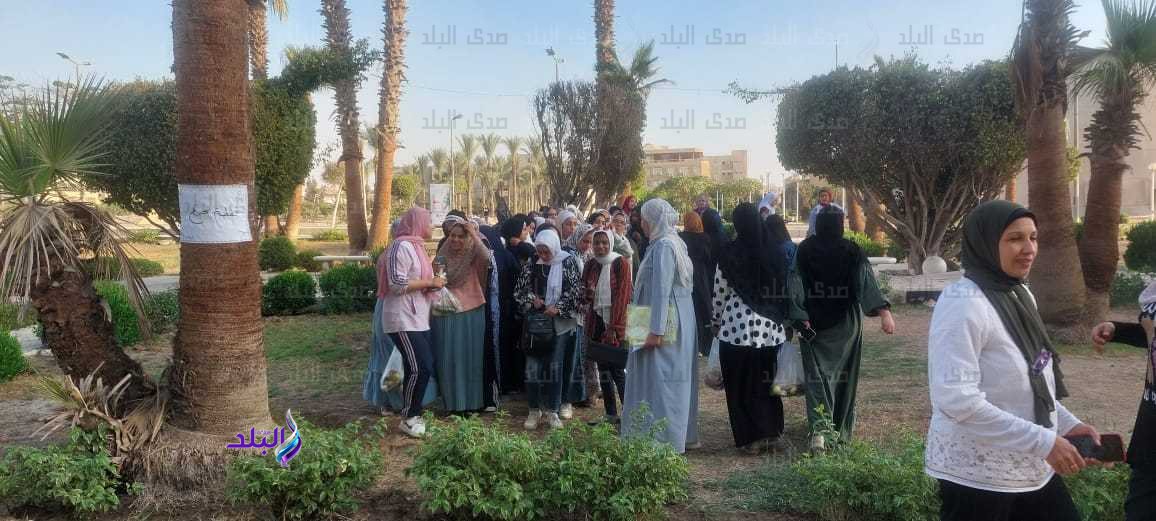 جامعة حلوان تجري تجربة إخلاء دورية لمباني المدن الجامعية