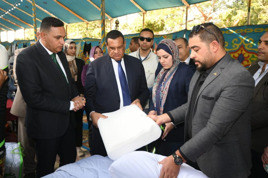 وزير التنمية المحلية ومحافظ الدقهلية 