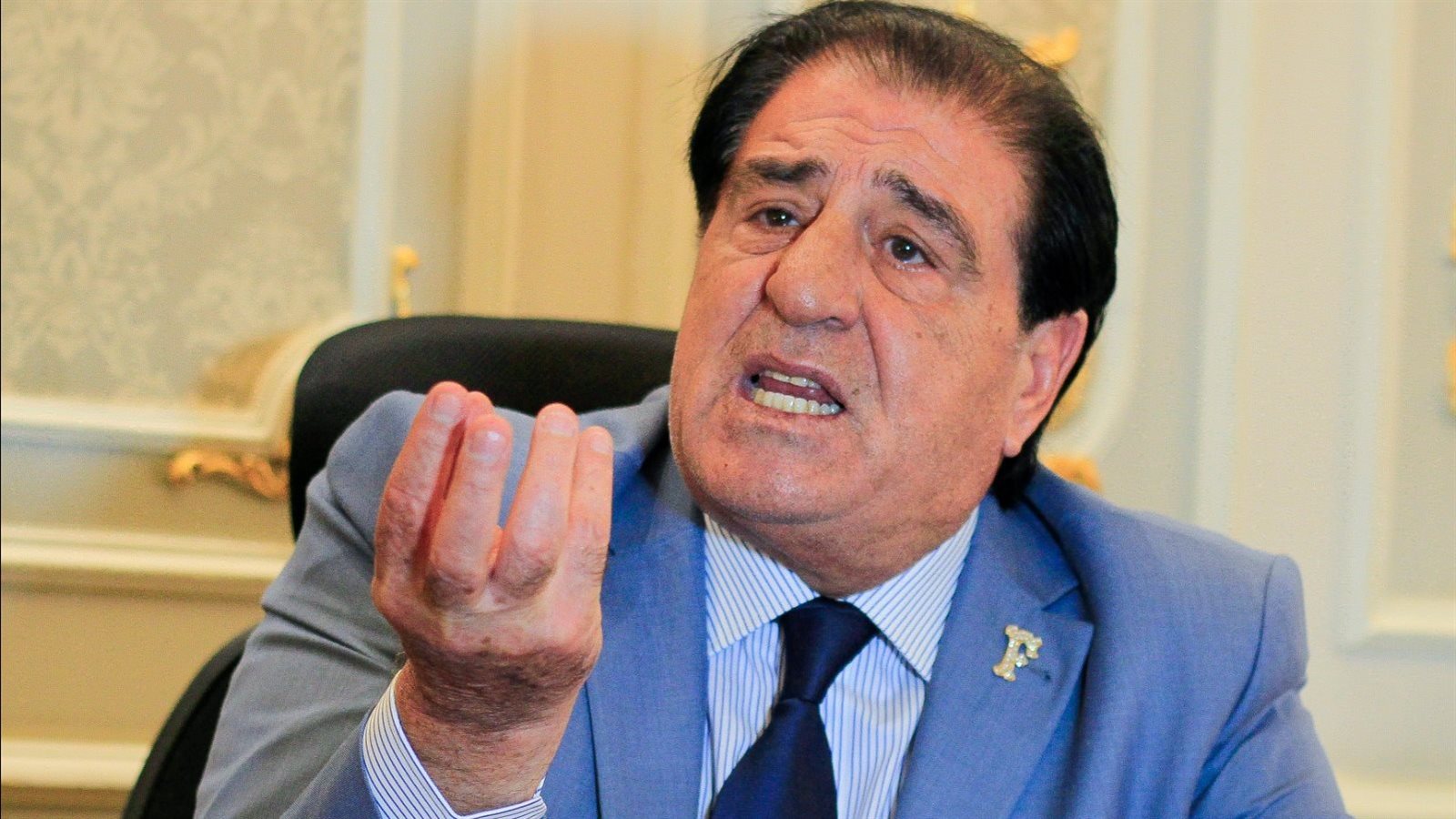 أحمد فؤاد أباظة ، رئيس لجنة الشئوون العربية بمجلس النواب