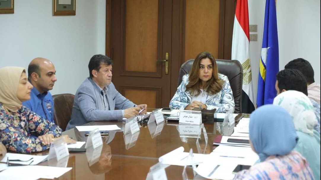 منال عوض محافظ دمياط