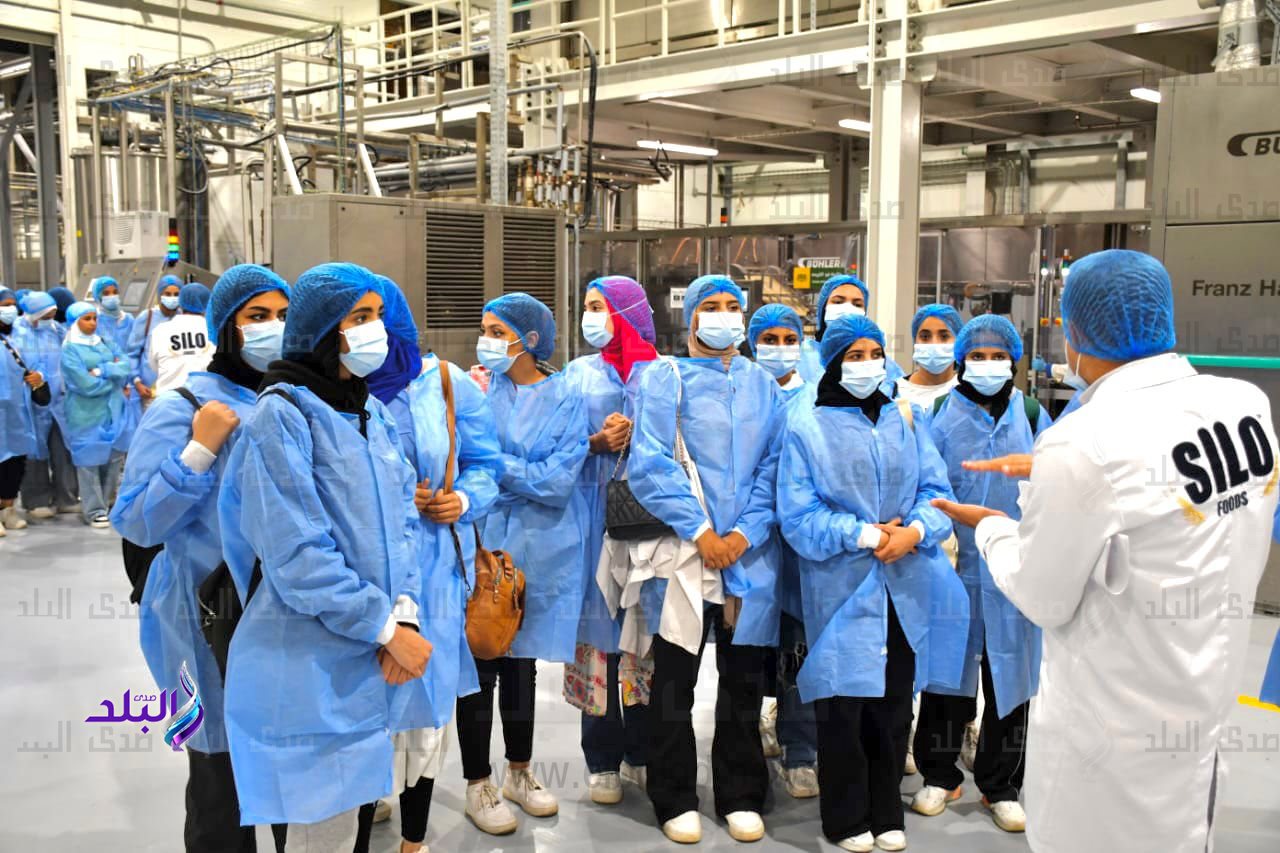 طلاب جامعة ٦ أكتوبر التكنولوجية في زيارة إلى شركة سايلو فودز