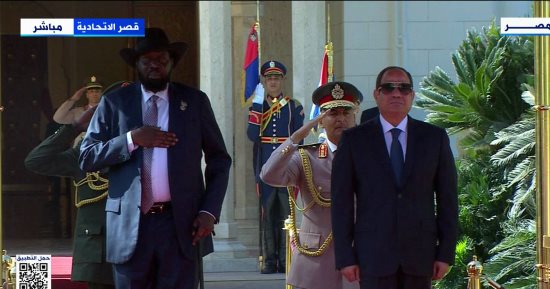 زيارة رئيس جنوب السودان لمصر