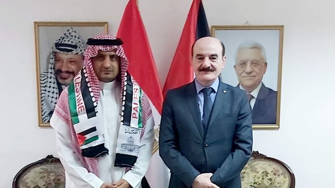 القنصل الفلسطيني يلتقي القنصل السعودي