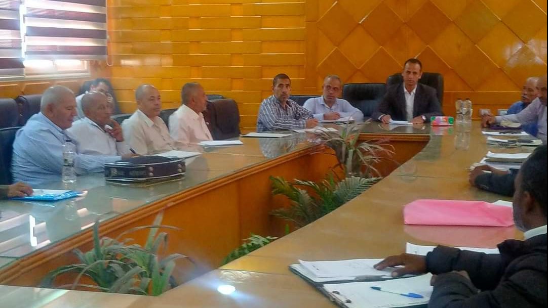 الاجتماع التنفيذي لسكرتيرى القرى بالحسنة