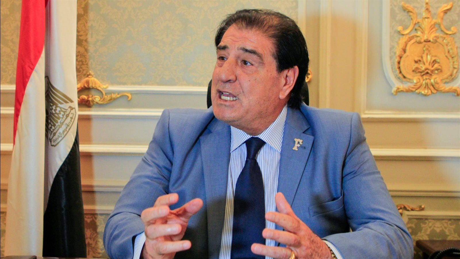 أحمد فؤاد أباظة رئيس لجنة الشئون العربية بمجلس النواب
