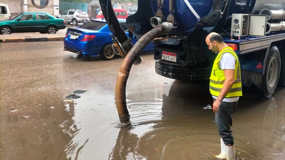 شفط مياه الامطار