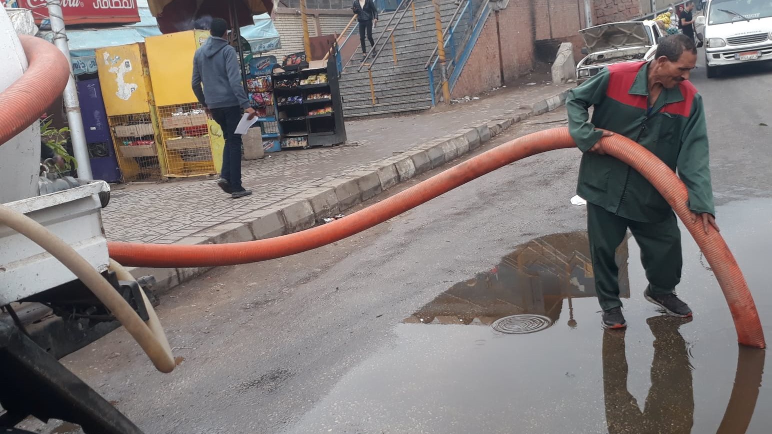 شفط مياه الامطار