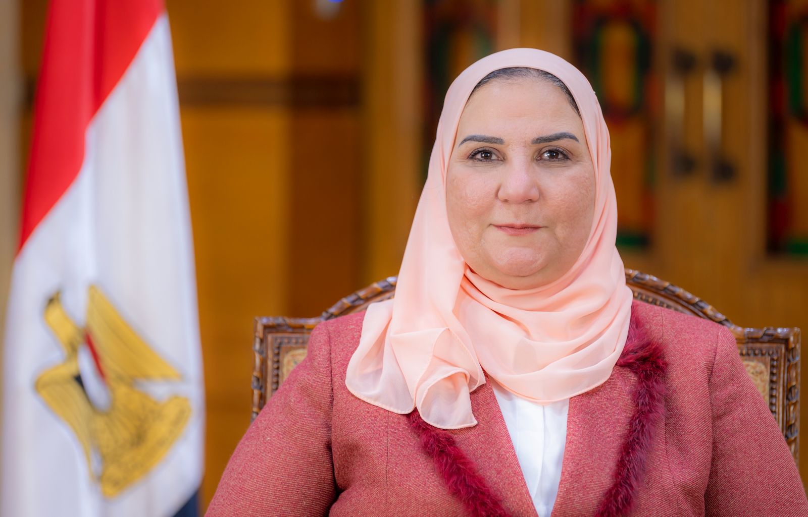 وزيرة التضامن الاجتماعي 