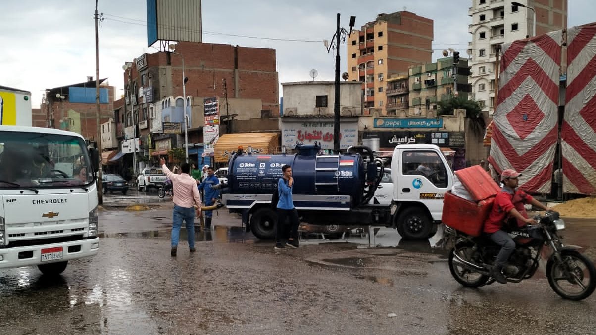 امطار غزيرة بالغربية