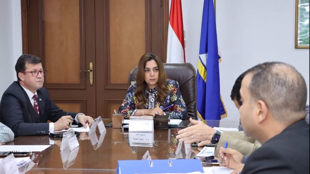 منال عوض محافظ دمياط