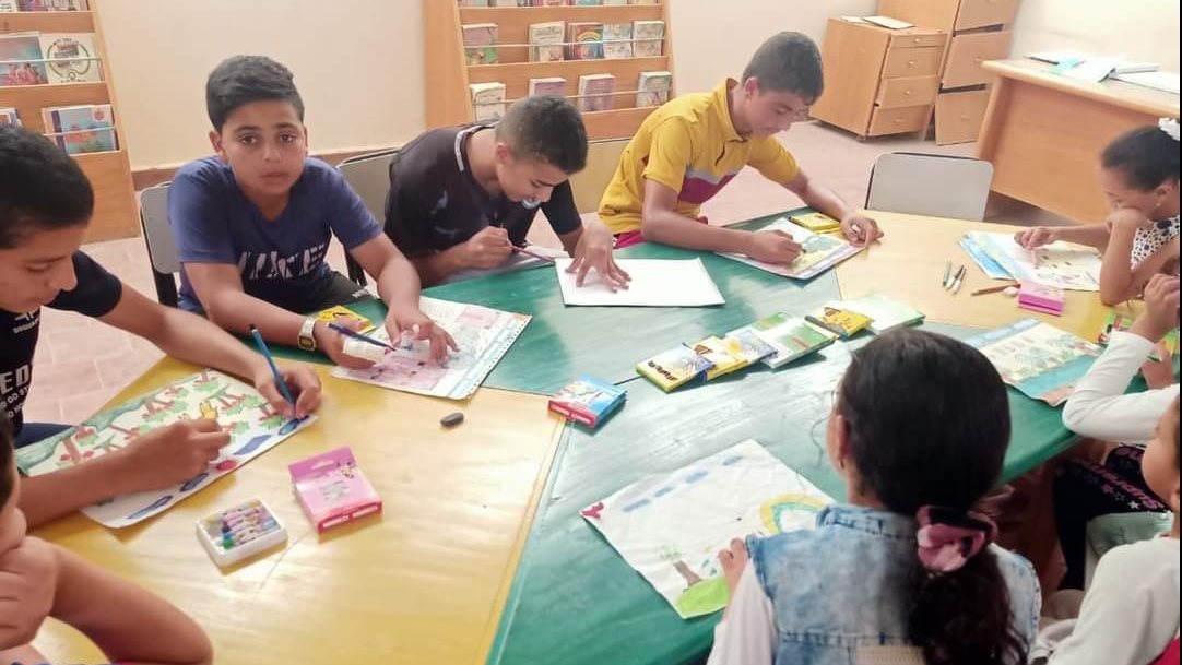 ورش عمل للرسم في شمال سيناء 