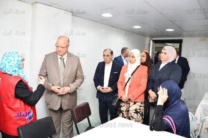 محافظ القاهرة يفتتح القافلة التنموية الشاملة التي أطلقتها كلية البنات جامعة عين شمس1