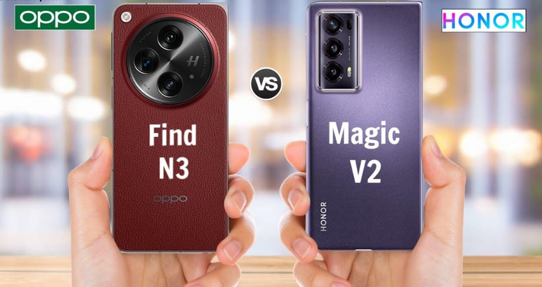 مقارنة بين هونر Magic Vs 2 وأوبو Find N3