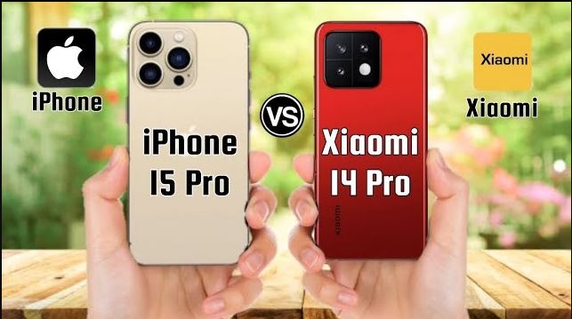 مقارنة بين شاومي 14 برو وiPhone 15 Pro