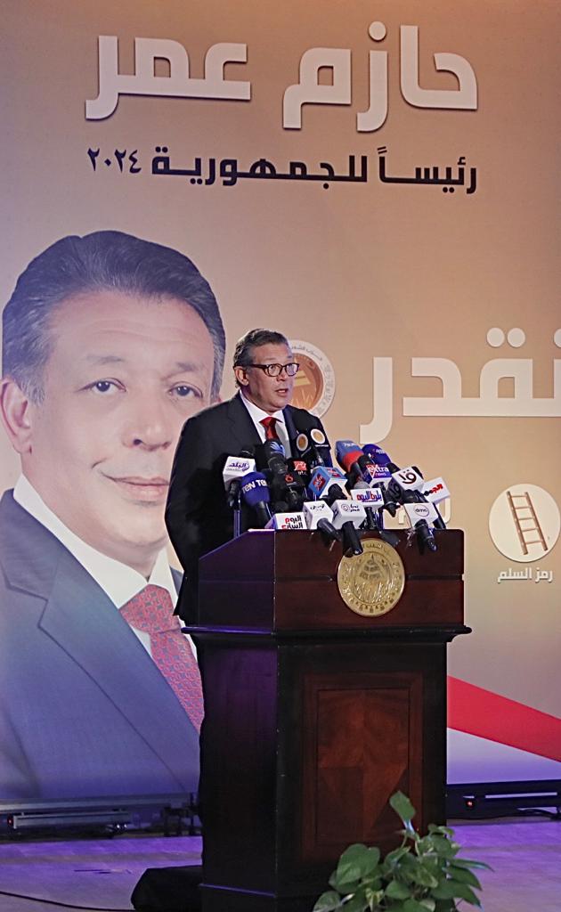 المرشح الرئاسي حازم عمر